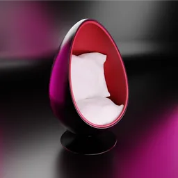 Egg Pod Chair - Black