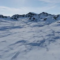 Winter Ice Glacier Terrain