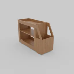 Wood kids rack