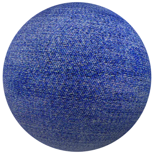 Blue Denim Fabric PBR Material