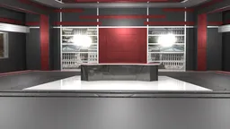 Red Black Virtual set