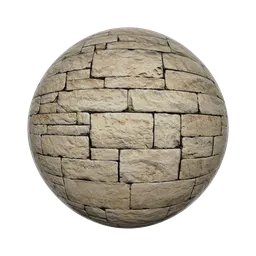 Stone antique brick slab