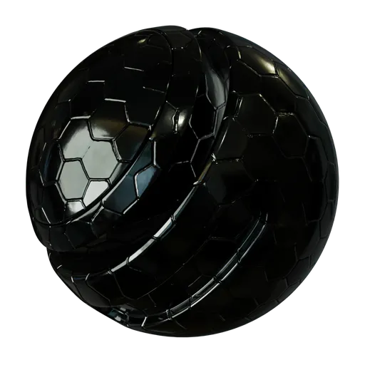 Hexegon metal scifi floor