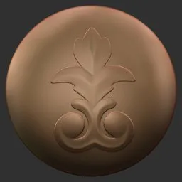 Lotus Fan Ornament