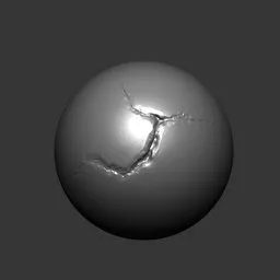 NS Metal Damage cut jagged