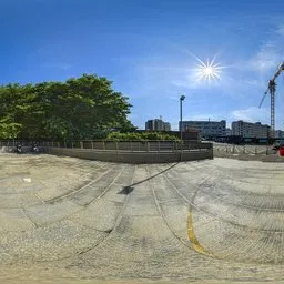 Open space downstairs in the morning