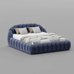 Bubble Round Soft Bed