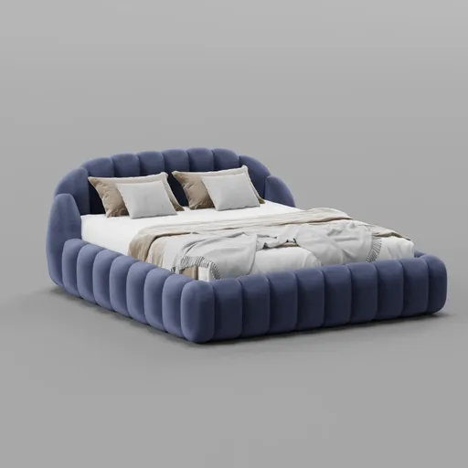 Bubble Round Soft Bed