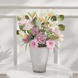 Flower Bouquet in Vase
