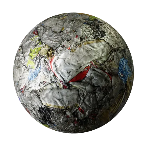 Recycled textured aluminum can material for 3D rendering, highlighting sustainability and industrial design.