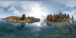 Crystal Shore Clear Lake Reflections