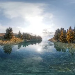 Crystal Shore Clear Lake Reflections