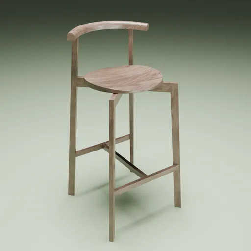 A Simple Wooden Stool