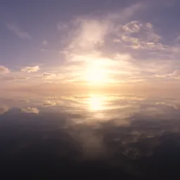 Dramatic Golden Sky Sunset