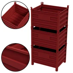 Stacked Storage Bins