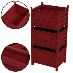 Stacked Storage Bins