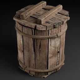 MK-Wooden barrel