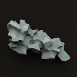 Stylized rock cluster