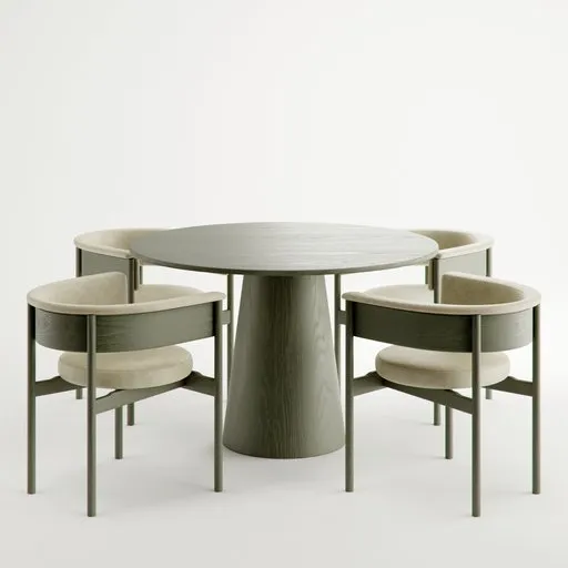 Dining table and chairs set