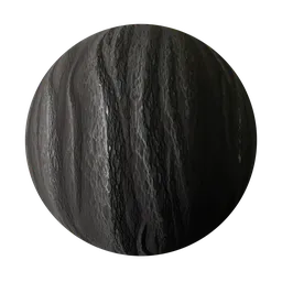Dark Weathered Basalt Rock
