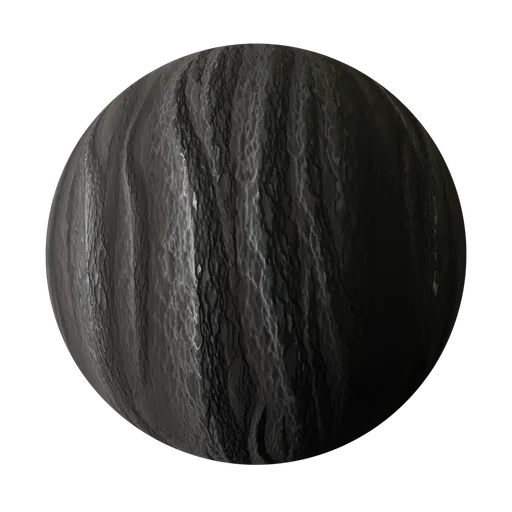 Dark Weathered Basalt Rock