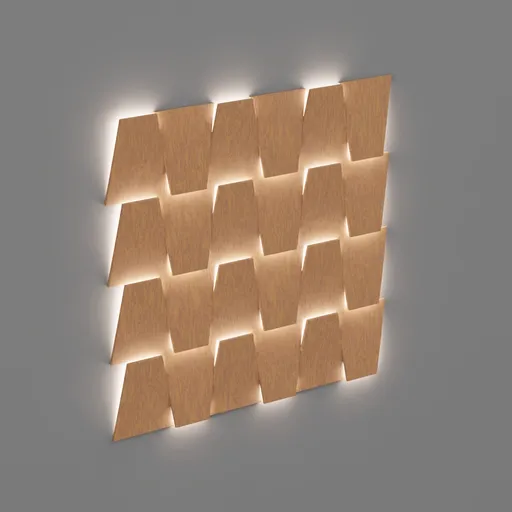 Decorative Wall Panel with LED Lights