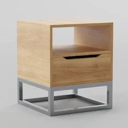 Bedside Table 51x51x60
