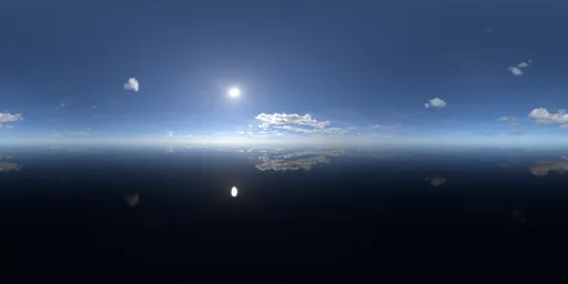 Sunny cloudy Pure Sky
