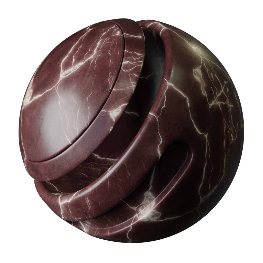 RED marble white veins | FREE marble materials | BlenderKit