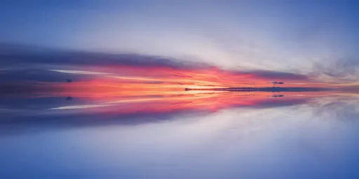 Infinite Sky - Red Color Twilight