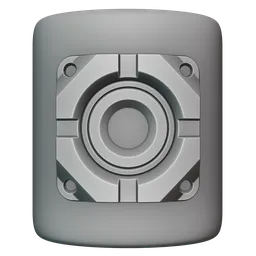 4K resolution AM Hardsurface Detail 194 brush for sculpting mechanical details in 3D models on Blender.