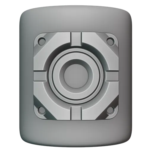 4K resolution AM Hardsurface Detail 194 brush for sculpting mechanical details in 3D models on Blender.