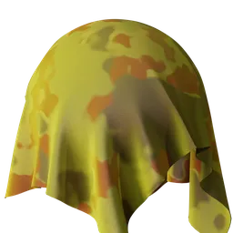Khaki Camouflage Fabric