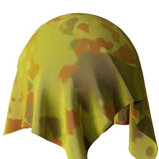 Khaki Camouflage Fabric