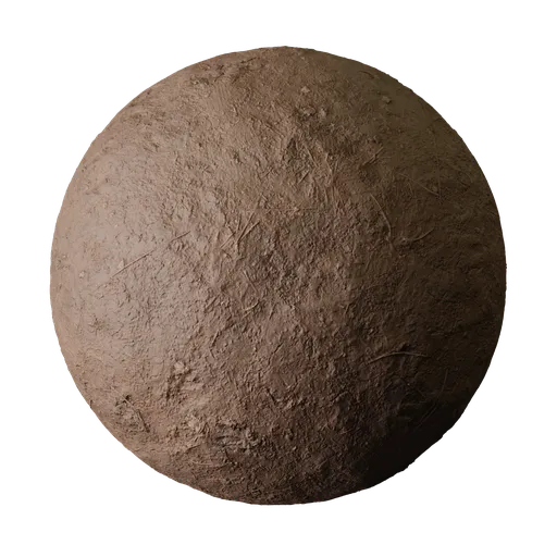 Dry Red Mud with Straw