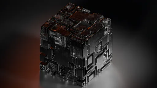 Sci-Fi Greeble Metal Cube
