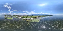 Highsky lake cloud mountain