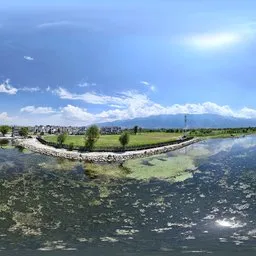 Highsky lake cloud mountain