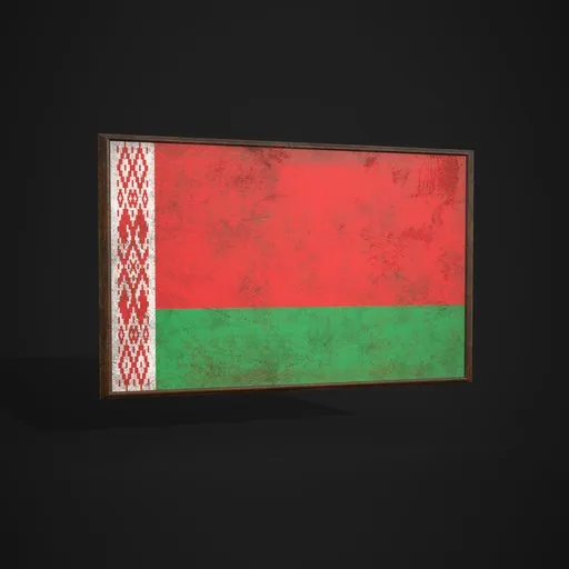 Belarus Flag Picture Frame