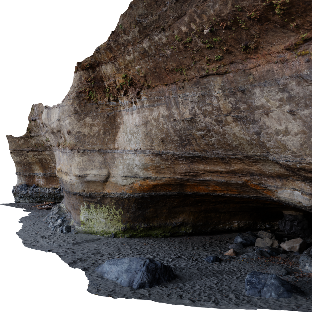 Large Rocky Cliff Photoscan | 3D Terrain models | BlenderKit