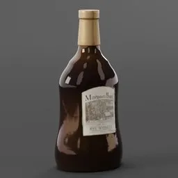 Rye Whiskey Bottle