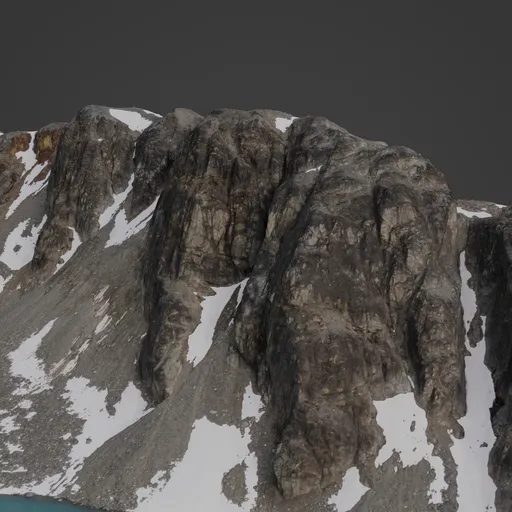Large Rocky Mountain Photoscan