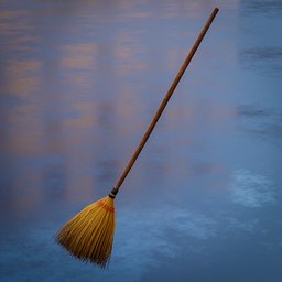 "Mid to high-poly broomstick 3D model made in Blender and textured in Substance Painter. The broom features a minimalist and clean design perfect for any project. Ideal for game environments or 3D animations inspired by Cinderella or Spirited Away."