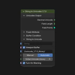 String to Unicodes 17.0