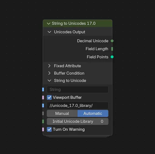 String to Unicodes 17.0