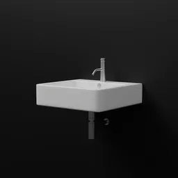 Alt Text: "High-quality 3D model of a stylish white wash basin for interior visualizations in Blender 3D software. Designed with inspiration from Bernd Fasching and Bartholomeus Breenbergh, this orthographic rendering showcases a black wall backdrop. Ideal for adding realism to your virtual environment and architectural projects."

This alt text combines the relevant keywords, mentions the software used, and highlights the unique features of the model to optimize SEO for Google image search.