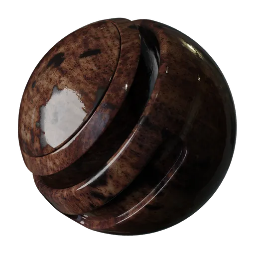 High-resolution aged metal texture with scratches for PBR shading in 3D models, suitable for Blender and other 3D software.