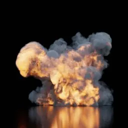 Large Ground Explosion Static