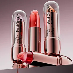 Jelly lipstick lquid drip animation