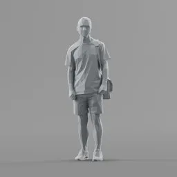 Lowpoly Male Standing